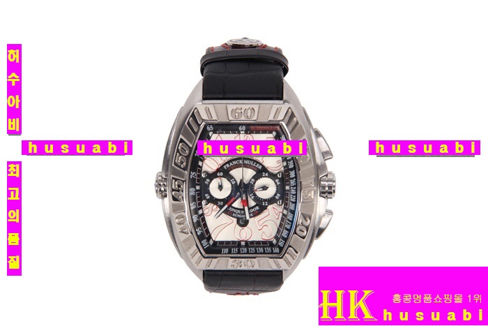 ����ũ �ķ� Replica Franck Muller Conquistador Pink Enameled Stainless Steel 117-9